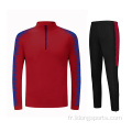 Fashion à manches longues Formation de soccer Jogging Sport Tracksuits